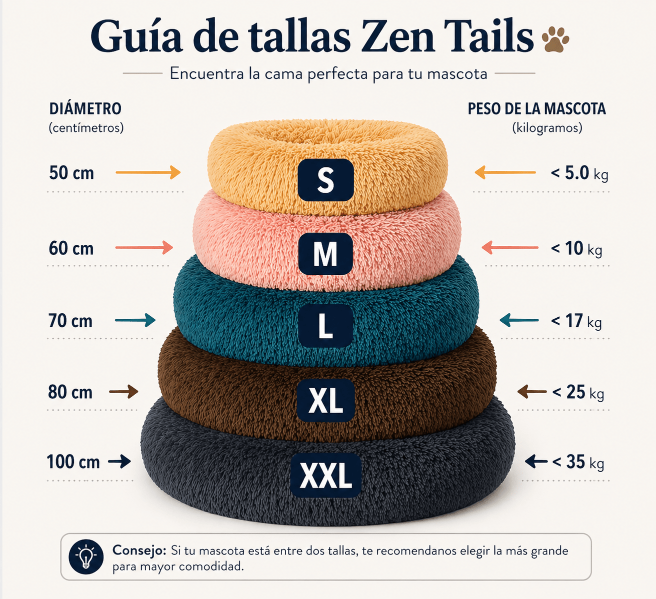 Cama Dona Antiestrés - Nido Zen - Zen Tails